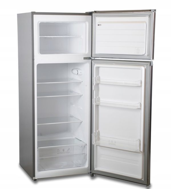 Ny kyl/frys 143 cm hög, inox - Bild 2